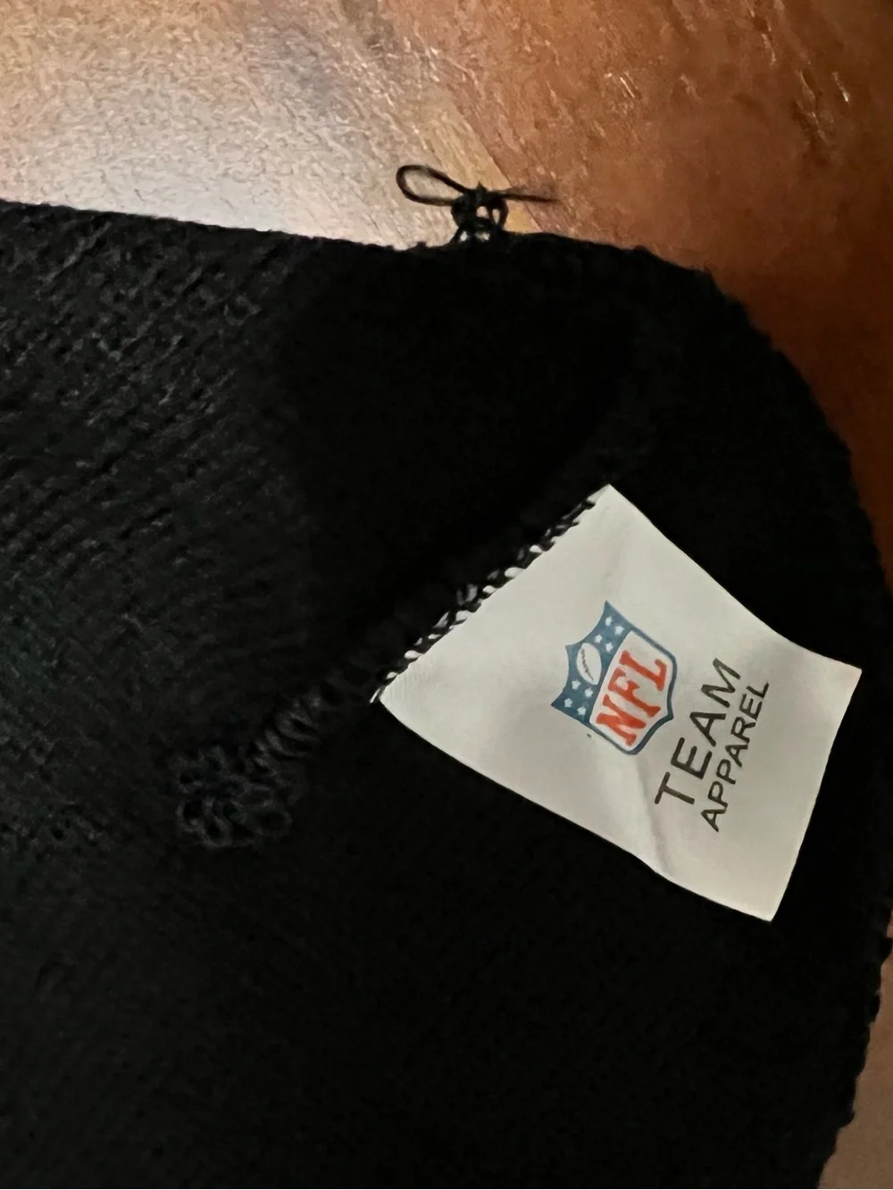 NFL Black Knit Team Apparel Beanie